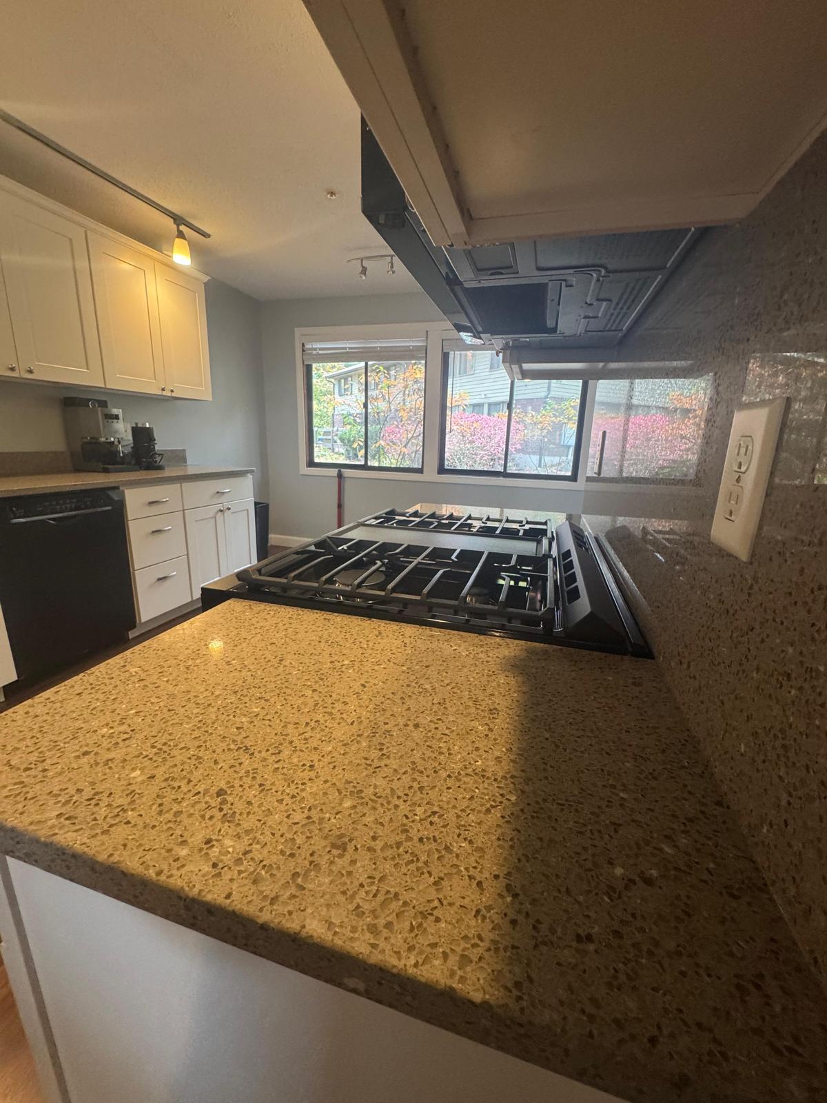 Bathroom after renovation dust cleaning