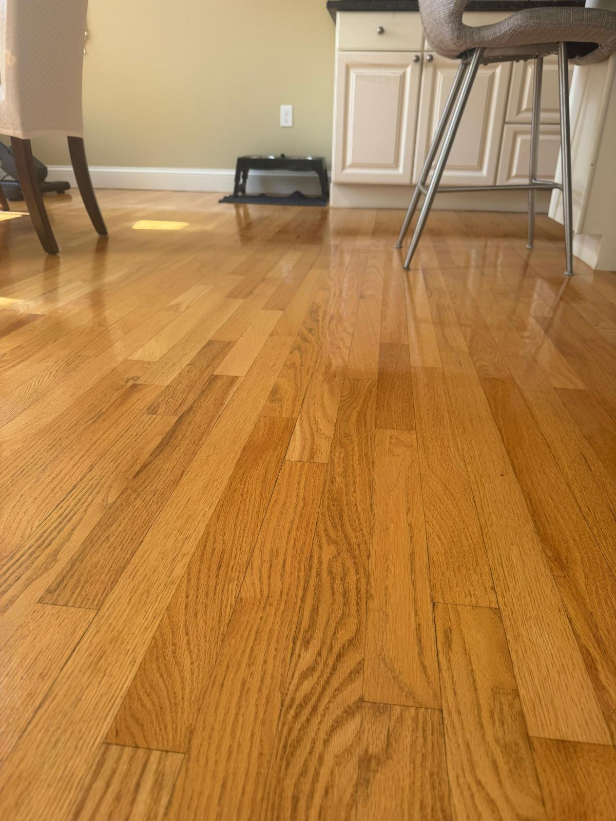 Bathroom after renovation dust cleaning