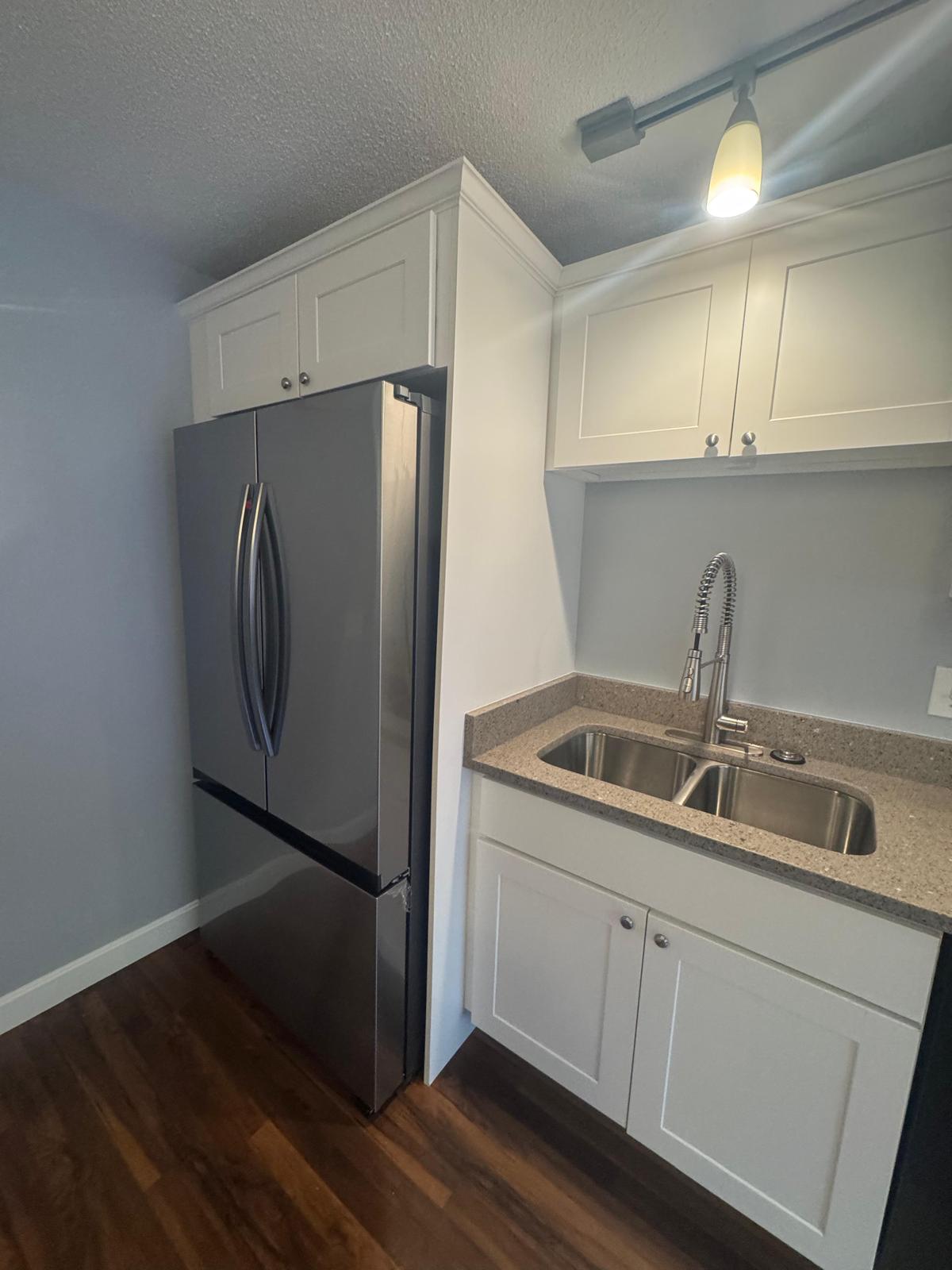 Bathroom after renovation dust cleaning